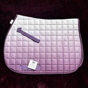Purple Gradient Quilted Saddle Pad